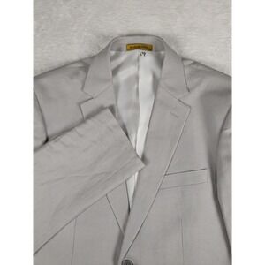 NWT $295 Alberto Nardoni Mens‎ Gray Suit Jacket Blazer 38R READ